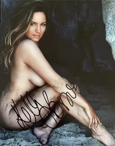 KELLY BROOK GORGEOUS MODEL RADIO STAR 2 x SIGNED PHOTO PRINTS MEMORABILIA BOGOF - Picture 1 of 2