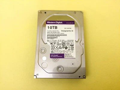 Western Digital Purple 10TB 7.2K SATA 6Gb/s 3.5'' Surveillance HDD WD102PURX - Image 1 of 2