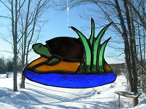 turtle stained glass suncatcher - Picture 1 of 1