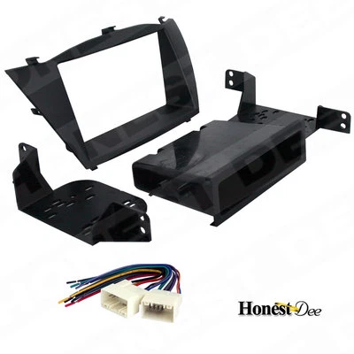 Kit de tablero y cables de instalación de radio doble din 99-7341B para Tucson, montaje estéreo para automóvil Foto 1 de 3