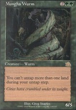 1x Mungha Wurm NM, English MTG Prophecy