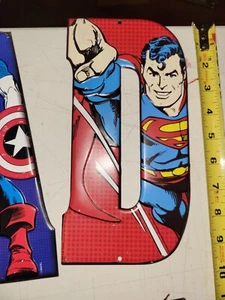 DC COMICS LETTER CSU[ERMAN LETTER "D" 10 inch METAL - Picture 1 of 1