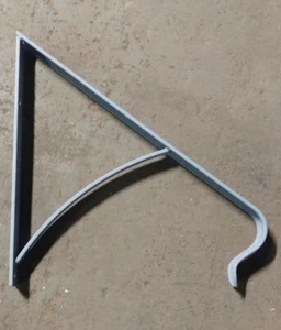 HandRail for porch step Metal 22" arched support Stair RAILINGs Steps Grab bar - Picture 1 of 4