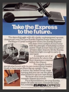Eureka Express Power Team Vacuum 1980s Print Advertisement Ad 1986 - Picture 1 of 1