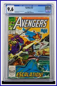 Avengers #322 CGC Graded 9.6 Marvel September 1990 White Pages Comic Book. - Bild 1 von 2