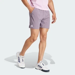 adidas Shorts Mens Tennis Ergo Violet - Picture 1 of 6