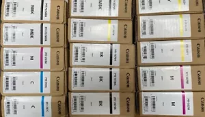 Genuine Canon Inks - PFI-707 CHOOSE YOUR COLOUR / IPF830 IPF840 IPF850 (INC VAT) - Picture 1 of 7