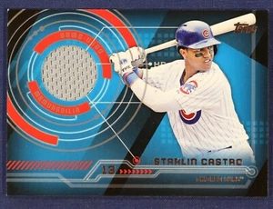 2014 Topps Trajectory Relics #TRSC1 Starlin Castro S2 Jersey Away Cubs - Bild 1 von 2