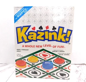 KAZINK! Brettspiel für 2 - 4 Spieler Englisch & Spanisch Anleitung NEU versiegelt - Bild 1 von 9