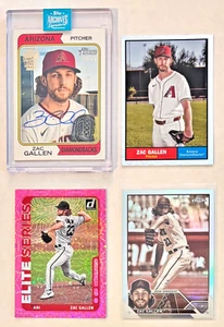 2024 Topps Archives #143 Auto Zac Gallen /69 Arizona Diamondbacks - Picture 1 of 3
