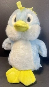 NANCO Toy Connection Blue Penguin Plush Sparkle Fur Yellow Bow Stuffed Animal - Picture 1 of 11