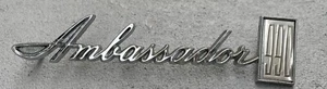 VINTAGE AM AMC AMERICAN MOTORS "AMBASSADOR 990" EMBLEM 1960'S 3577187 - Picture 1 of 13