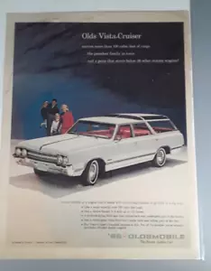 Original 1965 Oldsmobile Vista-Cruiser Wagen Magazin Anzeige - Bild 1 von 1