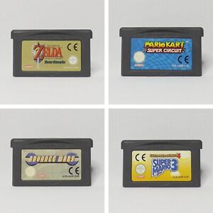 Game Boy Advance Bundle Zelda Four Swords, Mario Kart, Advance Wars, Mario 3