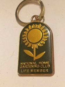 NATIONAL HOME GARDEN CLUB LIFE MEMBER LOGO KEY CHAIN GREAT FOR ANY COLLECTION! - Picture 1 of 10