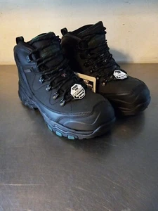 Skechers Work Relaxed Fit - Surren ST Mens Steel Toe Boot Black size 8.5 - Picture 1 of 6