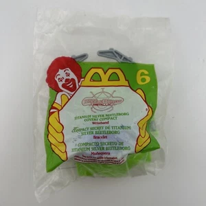 1996 Neu in Verpackung BeetleBorgs Metallix #6 Titan Silber Armband McDonalds Happy Meal - Bild 1 von 2