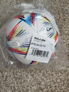 Adidas AL-RIHLA Soccer Ball Qatar World Cup 2022 Match Ball Replica Mini Size 1 - Picture 1 of 8