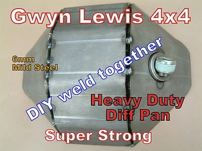 Land Rover Defender Discovery Weld on Diff Pan DIY Heavy Duty  ARB gwynlewis4x4 - Image 1 of 4