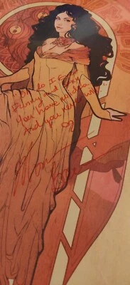 Póster Inscrito Firmado Autógrafo Morena Baccarin Inara Serra Firefly Serenity Foto 1 de 4