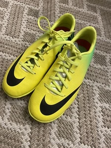 Nike seltene Mercurial gelb/grün Fußballschuhe Größe 3Y 555646-703 - Bild 1 von 9