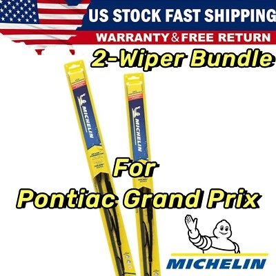 Wiper Blades 2-Pack Standard Wipers - fit 1997-2008 Pontiac Grand Prix - 30221x2 Foto 1 de 4