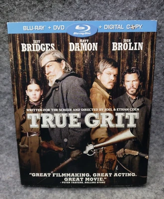True Grit (Blu-ray/DVD, 2011, 2-Disc Set) Jeff Bridges~Matt Damon~Josh Brolin - Image 1 of 4