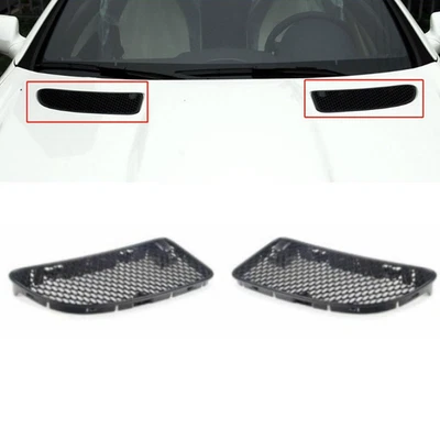 2Pcs Front Hood Air Vent Grille Cover For Mercededs-Benz SLK280 SLK350 2005-2008 — 第 1/4 张图片