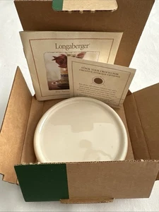 LONGABERGER Woven Traditions Crock Coaster Lid, Mug Trivet, or Candle Stand-1 Pc - Picture 1 of 10