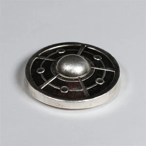 9Fine 3D Alien UFO platillo volador 2 oz .999 plata fina grueso disco arte redondo - Imagen 1 de 6