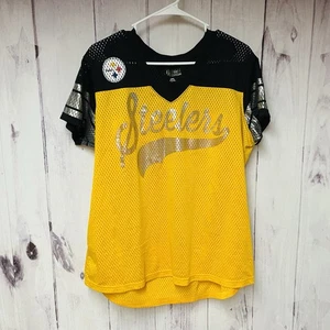 Camiseta de fútbol americano de los Pittsburgh Steelers para mujer talla grande 2XL ropa del equipo NFL - Imagen 1 de 3