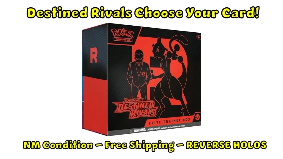 Destined Rivals (DRI) NM REVERSE HOLO: Choose Your Card! Free Shipping! - Image 1 of 1