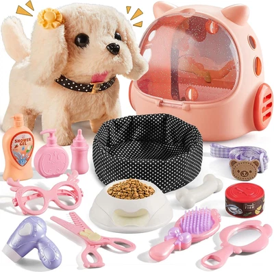 16 Piezas Robot Perro Juguetes para Niñas, Juguetes para 3 4 5 6 7 8 Años Niñas Niños,  Foto 1 de 4