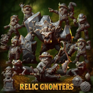 Relic Gnomters Team | Fantasy Footy | Punga Miniatures | 2020 scale - Picture 1 of 9