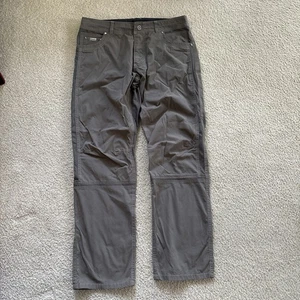 Pantalones Kuhl Radikl para Hombres 36x32 Gris Híbrido Lona Recta Elastizados Senderismo Aire Libre - Imagen 1 de 14