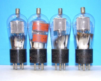 Тип NY 235 радио аудио усилитель винтажный вакуум 4 лампы клапаны Globe 35 351 251 - Изображение 1 из 3