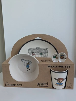 Pippi Langstumpf Kinder 5-teiliges Mahlzeitenset  - Bild 1 von 4