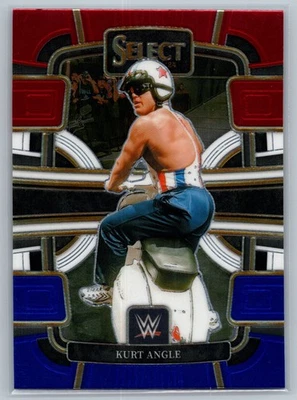 2024 Panini Select WWE Kurt Angle #43 Red & Blue Concourse Wrestling Card RAW - Image 1 of 2