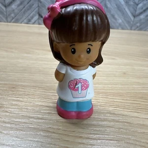 Fisher Price Little People BIRTHDAY GIRL HISPANIC MIA Cupcake Shirt Rare! - Picture 1 of 3