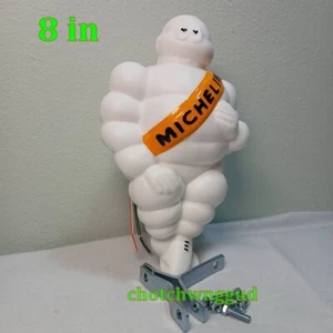 8" Michelin Man Doll White Figure Bibendum Advertise Tire Collectibles Truck New - Picture 1 of 6