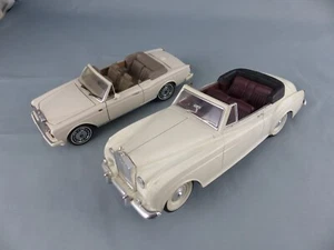 Lot de 2 ROLLS ROYCE corniche FRANKLIN MINT + SILVER CLOUD SOLIDO 1/20 - Imagen 1 de 13