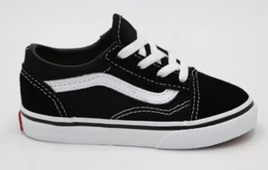 Vans Old Skool Toddler Shoes Black/White - Picture 1 of 5