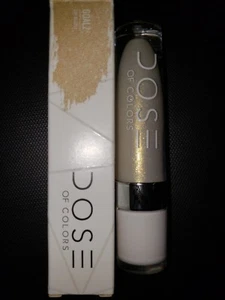 NIB DOSE OF COLORS (GOALZ) GOLD SHIMMER GLITTER STAY GLOSSY LIP GLOSS ๐ - Picture 1 of 2