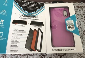 New Case Speck Presidio Ultra with Holster Purple iPhone X XS - Photo 1 sur 3