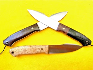 G.Dedyukhin Hunting Bark River Style "Canadian" M390 Handmade Life Time Warranty - Picture 1 of 10