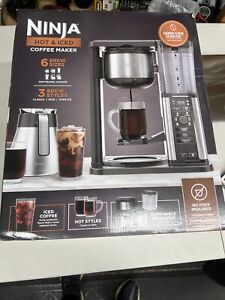 Ninja Hot & Iced Coffee Maker CM300 Single Cup to Full Carafe Black/Stainless
