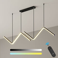 Ailiebe Design® LED Pendelleuchte dimmbar mit Fernbedienung Esstischlampe