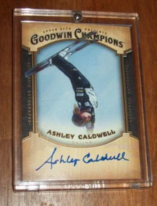 2014 Upper Deck Goodwin Champions Ashley Caldwell Auto Card - Picture 1 of 3
