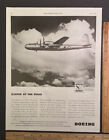 Vintage Druck Anzeige Boeing Army Air Force B-50 schwerer Bomber Flugzeug 1940er Jahre Ephemera