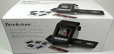 NEW  - Brookstone iConvert Iconvert Slide & Film Scanner  - Image 1 of 4